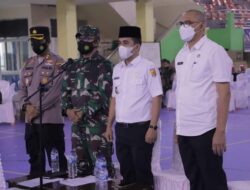 Wawako Solok Dengarkan Pemaparan Panglima TNI di Kunjungan Gebyar Vaksinasi Sumbar