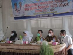 Sekda Lantik Pengurus FORIKAN Kota Solok Periode 2021-2024