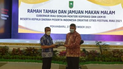 Wako Solok Hadiri Jamuan Gubernur Riau 