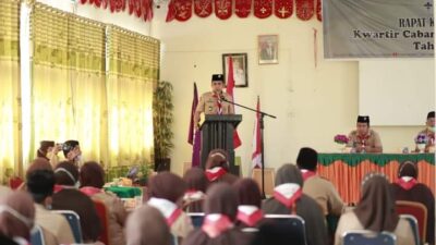 Ramadhani Buka Rakercab Pramuka Tahun 2021