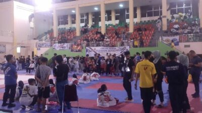 Pengamanan Turnamen Taekwondo di Tanjung Paku Kurang Maksimal, Penonton Masuk ke Arena