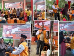 HUT ke 15, Hanura Kota Solok Bagikan Sembako di Tanah Garam