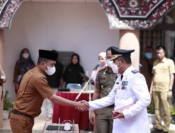 Ramadhani Hadiri Sertijab dan Pisah Sambut Camat Tanjung Harapan