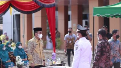 Ramadhani Hadiri Sertijab Camat Lubuk Sikarah