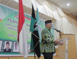 Wako Zul Elfian Hadiri Pelantikan KAHMI Solok dan FORHATI Sumbar