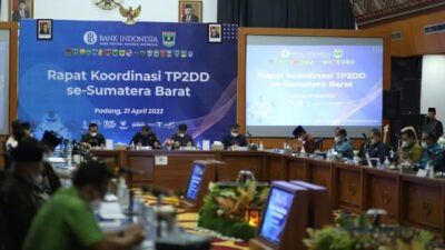 Wawako Solok Hadiri Rakor TP2DD BI Perwakilan Sumbar