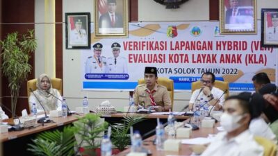 Wawako Ramadhani Ikuti VLH Evaluasi Kota Layak Anak