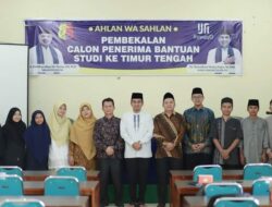 Ramadhani Tutup Pembekalan Penerima Bantuan Studi ke Timur Tengah