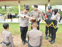 183 Bintara Remaja Ditsamapta Ikuti Pembaretan di Mapolda Kepri