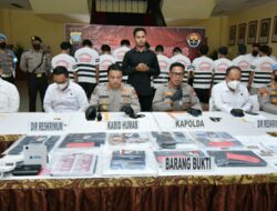 15 Lokasi Judi Digerebek Polda Kepri, 55 Tersangka Diamankan