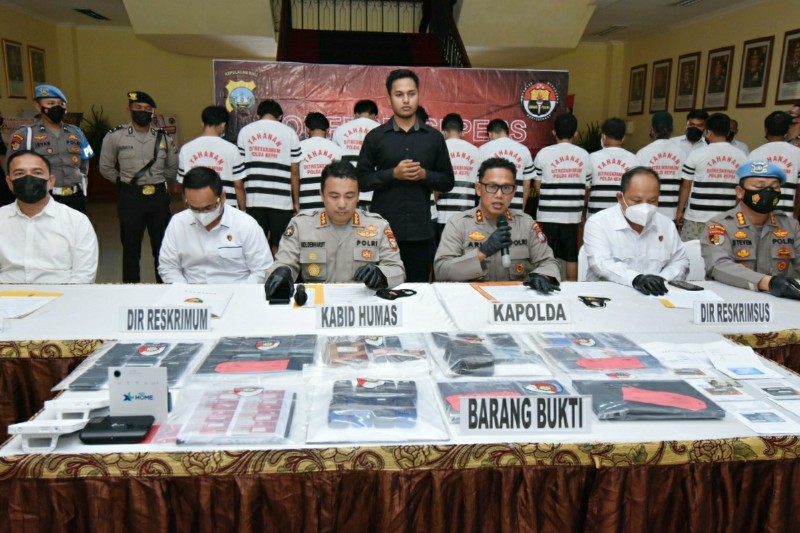 Lokasi Judi Digerebek Polda Kepri