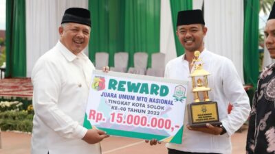 Kelurahan PPA Juara Umum MTQ ke-40 Tingkat Kota Solok