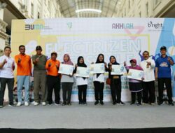 Senam Sehat PLN Batam Bertabur Hadiah dan Bantuan Elektronik Bagi UMKM