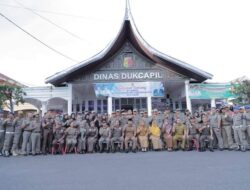 Ramadhani Pimpin Apel Satpol PP dan Disdukcapil
