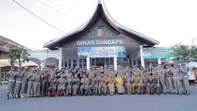 Apel Satpol PP dan Disdukcapil
