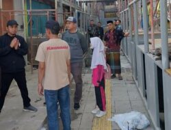 Ramadhani Tinjau Perbaikan Koridor Pasar Raya Solok