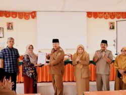 Wali Kota Zul Elfian Hadiri Serah Terima Bangunan Masjid ke SMPN 5