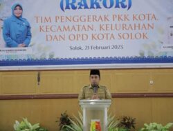 Rakor PKK Kota Solok Resmi Dibuka