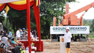Ramadhani Groundbreaking Pembangunan RDUD Kota Solok