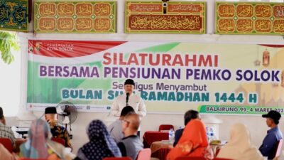 Sambut Ramadan 1444 H, Zul Elfian Silaturahmi Bersa Pensiunan ASN Pemko