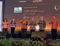 Kota Solok Raih Award Top BUMD 2023