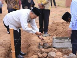 Masjid Shohabah Mulai Dibangun, Zul Elfian Letakkan Batu Pertama