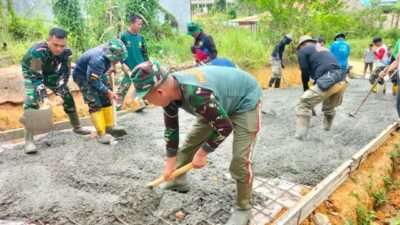 Warga Kavling Seraya Batam Bersyukur Berkat Hadirnya Program TMMD ke 116