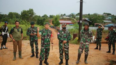 Danrem 033 WP Tinjau Lokasi TMMD