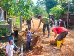 Cegah Banjir, Satgas TMMD Batam Bangun Drainase dan Gorong-gorong di Kavling Seraya