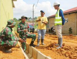 Dandim Batam Galih Bramantyo Tinjau Lagi Giat TMMD di Kavling Seraya