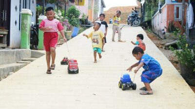 Warga Kavling Seraya Nikmati Jalan Baru Hasil TMMD Batam