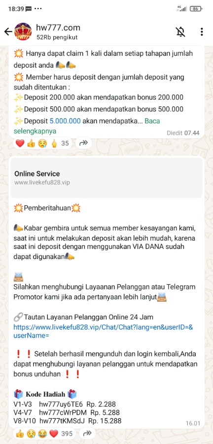 Muatan Judi Online