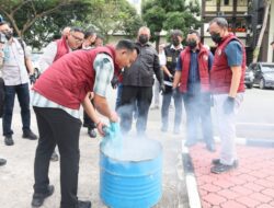 2 Kg Sabu, 5,4 Kg Ganja dan 638 Ekstasi Dimusnahkan