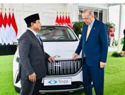Erdogan Hadiahi Prabowo Mobil Listrik Togg T10X