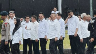 Ansar – Nyanyang Ikuti Gladi Bersih Jelang Dilantik Prabowo