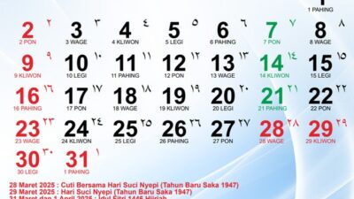 Libur Ramadan 2025 Selama 7 Hari, Ini Jadwalnya