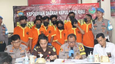 Ganja Dimusnahkan Polda Kepri
