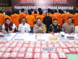 94,5 Kg Sabu Disita Polda Kepri Selama Periode Maret 2025 dari 19 Kasus