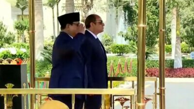 Prabowo ke Mesir Bertemu Abdel Fattah El-Sisi di Kairo