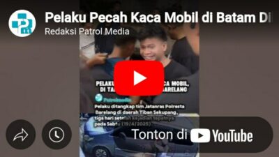 Video: Pelaku Pecah Kaca Mobil Diringkus Polisi di Tiban