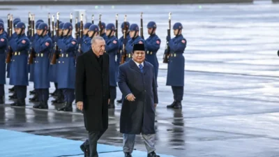 Dari Abu Dhabi, Prabowo ke Turki Bertemu Erdogan