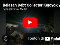 Video: Belasan Debt Collector Keroyok Wanita Depan Polsek Bukitraya