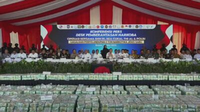 Lagi, Kapal Bermuatan 2 Ton Sabu Disergap Tim Gabungan Kepri