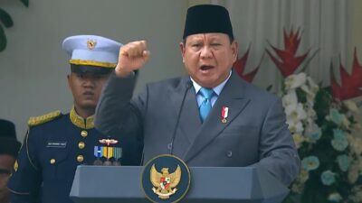 Prabowo di Hari Pancasila