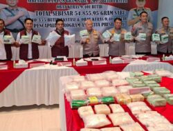 54,8 Kg Sabu dan 10.355 Ekstasi Milik Fredy Pratama Disikat Polda Kalsel