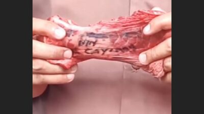 Video: Paru Sapi Kurban Bertuliskan Nama Orang Gegerkan Warga Pondok Betung
