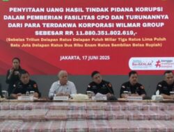 Wilmar Group Kembalikan Rp 11,8 Triliun, Kejagung Langsung Sita