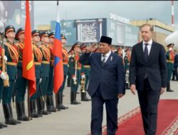 Prabowo Tiba di Rusia Disambut DPM Manturov