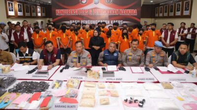 Polda Kepri Ungkap 26 Kasus Narkoba Hasil Tangkap Juni-Juli 2025, Dari Sabu Hingga Vape