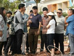 Li Claudia Tinjau 5 Titik Rawan Banjir di Batam Untuk Antisipasi